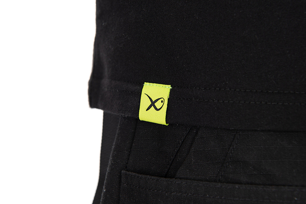 Matrix Large Fade Logo T-Shirt Black/Lime