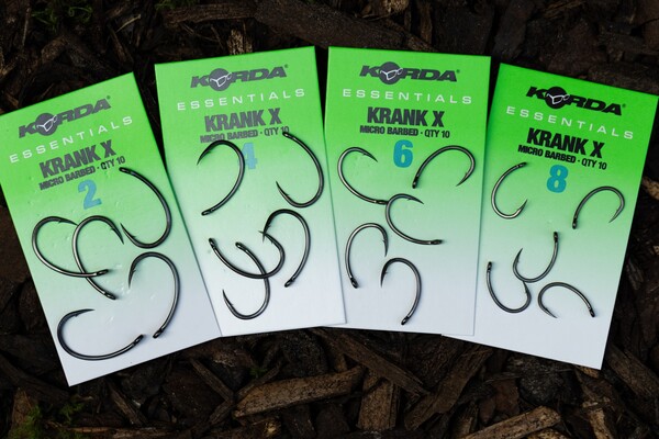 Ami da Carpa Korda Essentials Krank X con Ardiglione (10 pezzi)