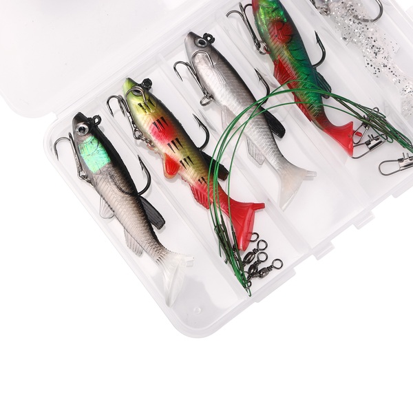 Fish4All Swimbait & Leader Box 4 8cm (14g) (5pcs)