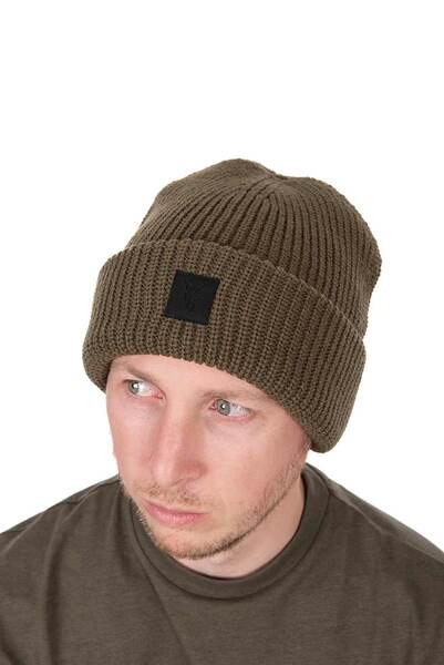 Fox Olive Merino Blend Beanie