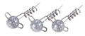 Ultimate Screw Jighead 3 piezas