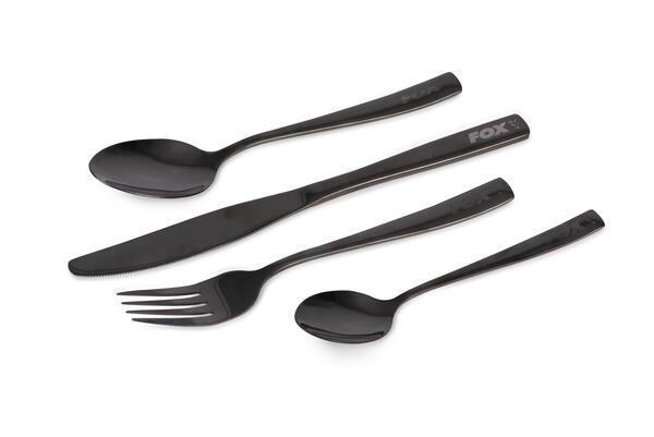Fox Cookware Black Stainless Cutlery Set (4pcs)