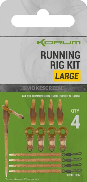 Korum Smokescreen Running Rig Kit (4 Stuks)