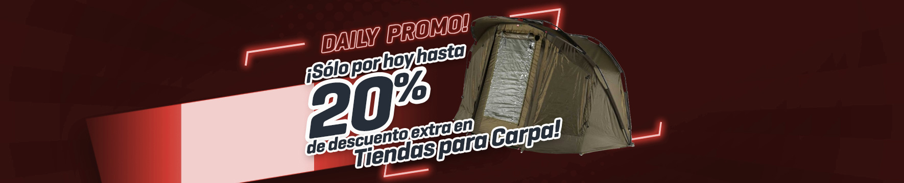 Topbanner: Tot 20% Karpertenten