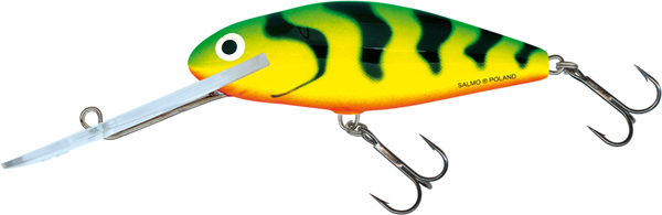 Salmo Perch Super Deep Runner 8cm (14g) - Green Tiger