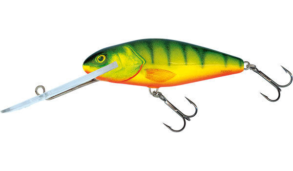 Salmo Perch Super Deep Runner Plug 12cm (40g) - Hot Perch