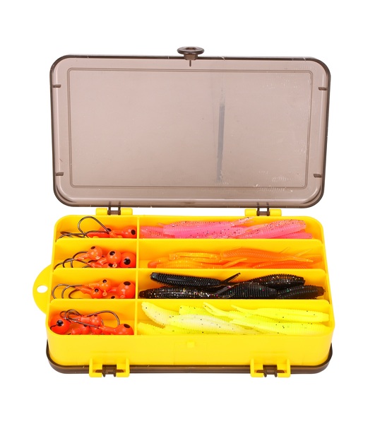 Fish4All Softbait Box Pin & V-Tail (100 pieces)