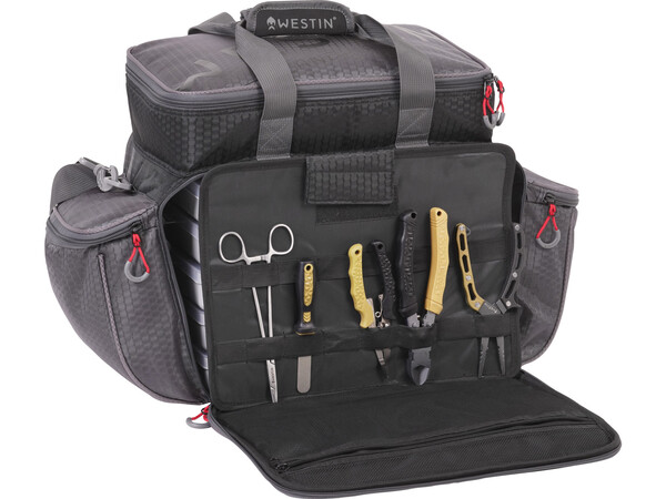 Westin W4 Master Lure Bag Titanium Black (Incl. 5 Tackle Boxes)