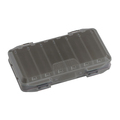 Panaro Smoke Tackle Box - Panaro 182 Smoke Gray Bottom, Transparent Gray Lid