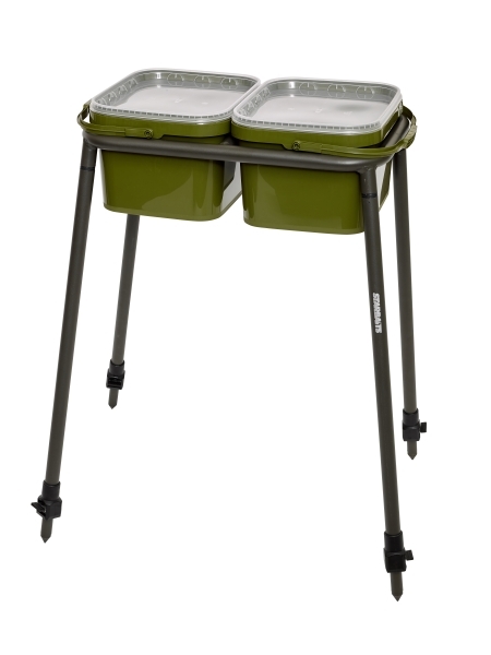 Starbaits Square Bucket Platform (Incl. 2 Emmers + Voerschep)