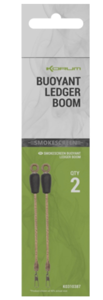 Korum Smokescreen Buoyant Ledger Boom (2pcs)