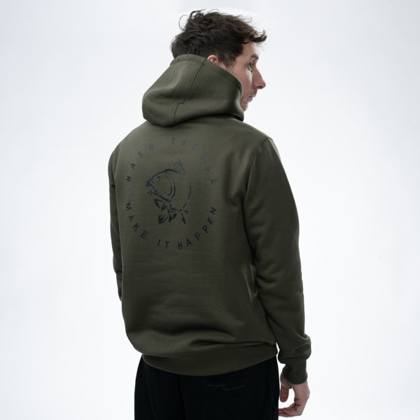 Nash Make It Happen Carp Logo Hoody Green