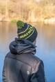 Matrix Lime & Grey Bobble Hat
