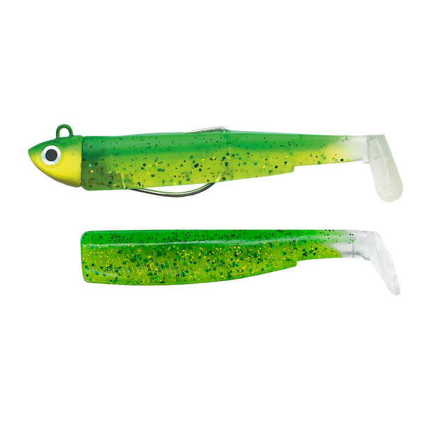 Fiiish Black Minnow Combo Search No.3 12cm (18g) - Chartreuse