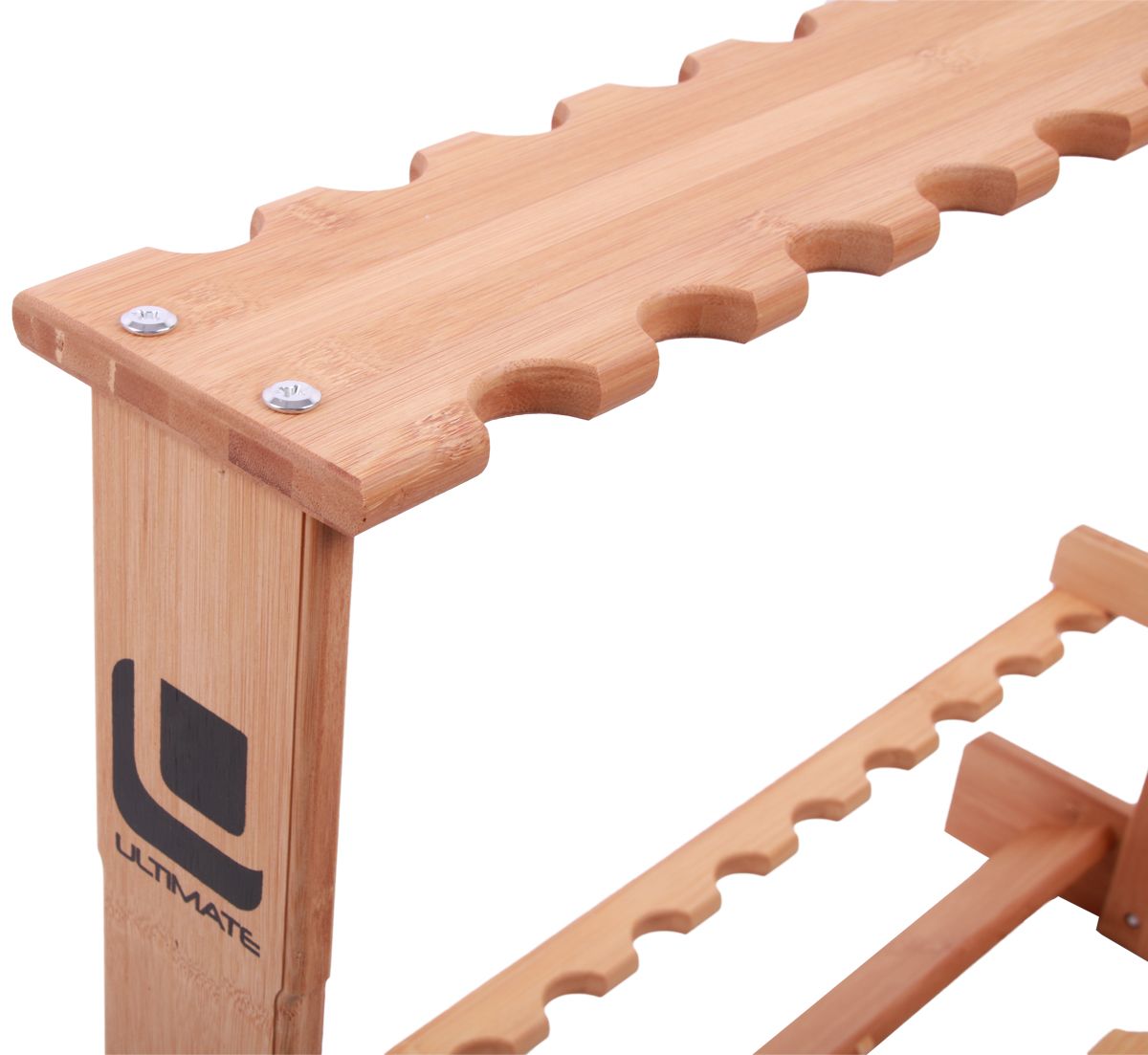 Rangement Cannes à Pêche Ultimate XL - Support Bois Pour 16 Cannes, 55x28x80 Cm