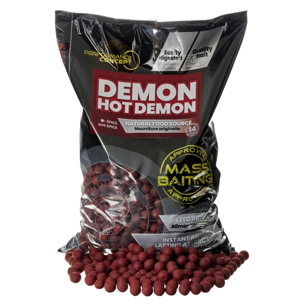 Starbaits PC Demon Hot Demon Mass Baiting Boilies (3kg) - 14mm