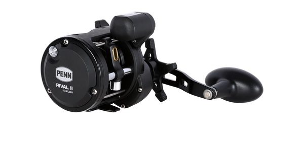 Penn Rival Carrete Nivel de Viento II para Pesca de Mar, Manivela Izquierda