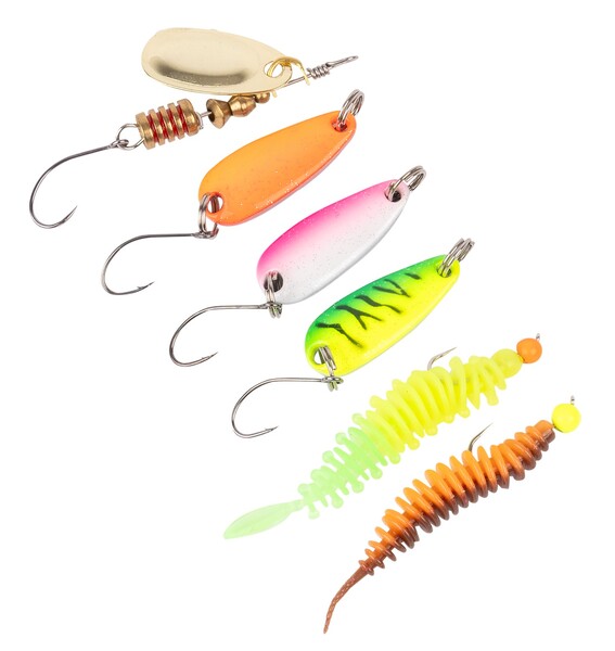 Zebco Target Fish Trout Spin Lure Kit (6 pieces)