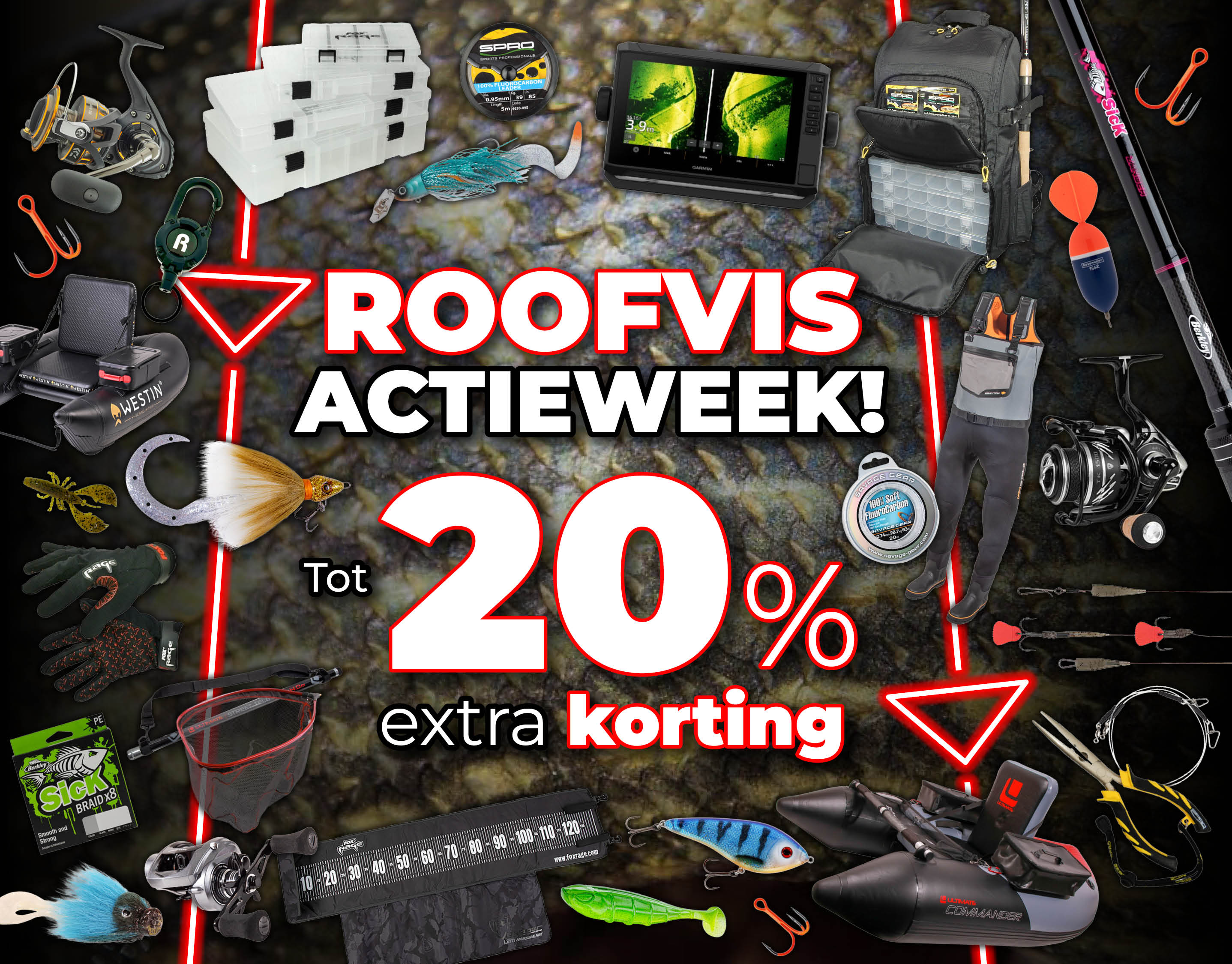Subbanner: Tot 20% Roofvis (Weekactie)