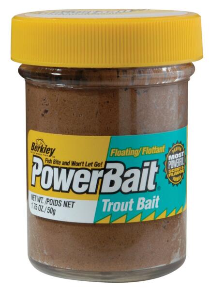 Berkley PowerBait® Natural Glitter Trout Dough 50g - Fish Pellet Glitter