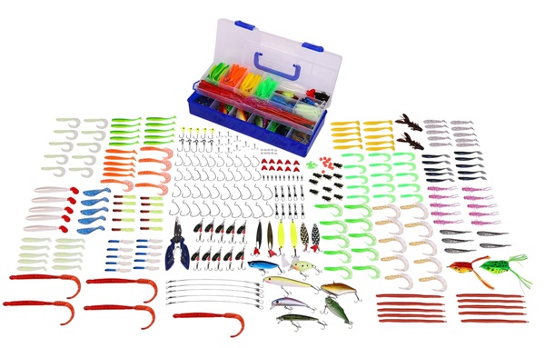Fish4All Multi Lure Box Hard, Soft & Metal + Pliers (328pcs)