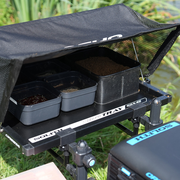 Cresta Solith Bandeja Lateral para Cebo con Capota