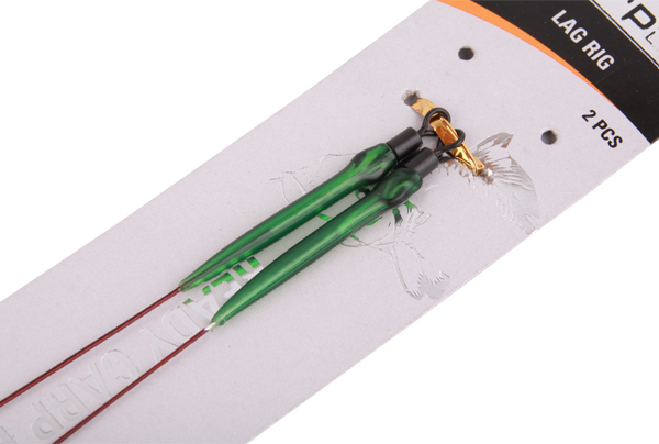2 x Mikado Lag Rig - Carp Leader 05 ''Lag Rig''