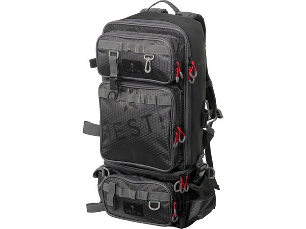 Zaino  Westin W4 3in1 Master 3 Boxes XL Titanium Black (Incl. 3 cassette per materiali!)