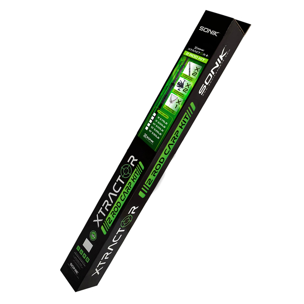 Sonik Xtractor+ 2 Rod Carp Kit (Rods+Reels+Nets)