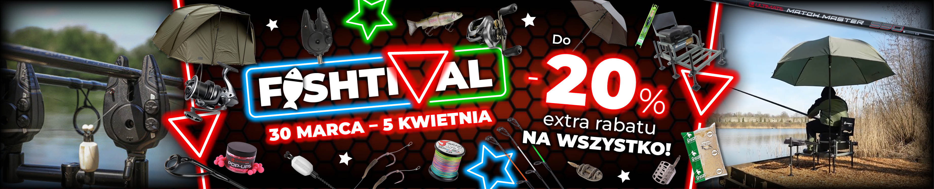 Topbanner: Tot 20% Alle Deals (actieperioden-Fishtival 2026)