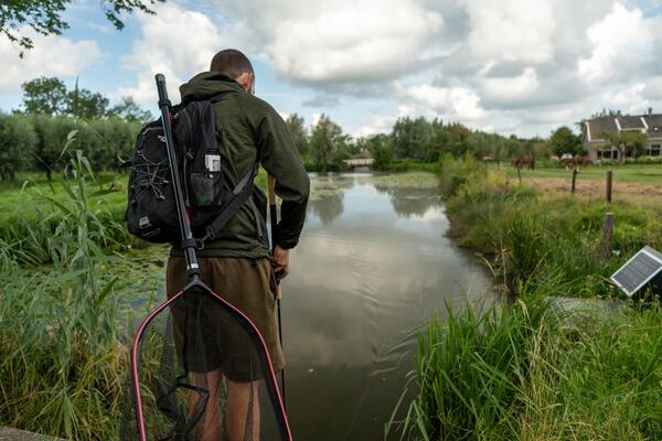 Ultimate Streetfishing Landingsnet + Telescopische Steel 4.00m
