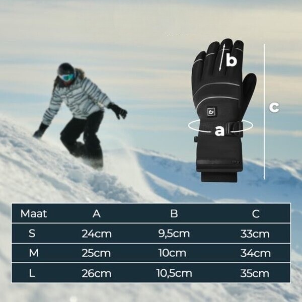 Saaf Elektrisch Verwarmde Handschoenen
