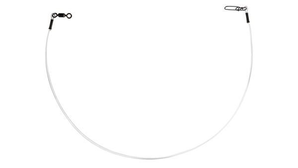 BKK Fluorocarbon Leader HD Pike Snap Predator Leader 50cm (2 Pieces)