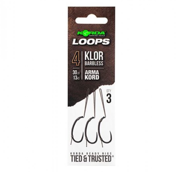 Korda Loop Rigs Klor Widerhakenlos