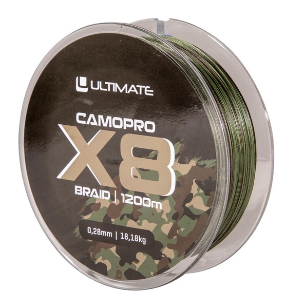 Ultimate Camopro X8 Braided Carp Line (1200m)