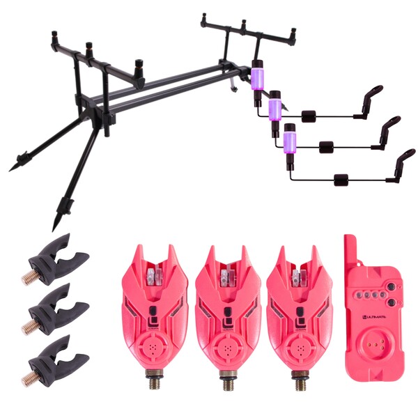 Ultimate E-Tension Pink Alarma de Mordida/Rodpod Set