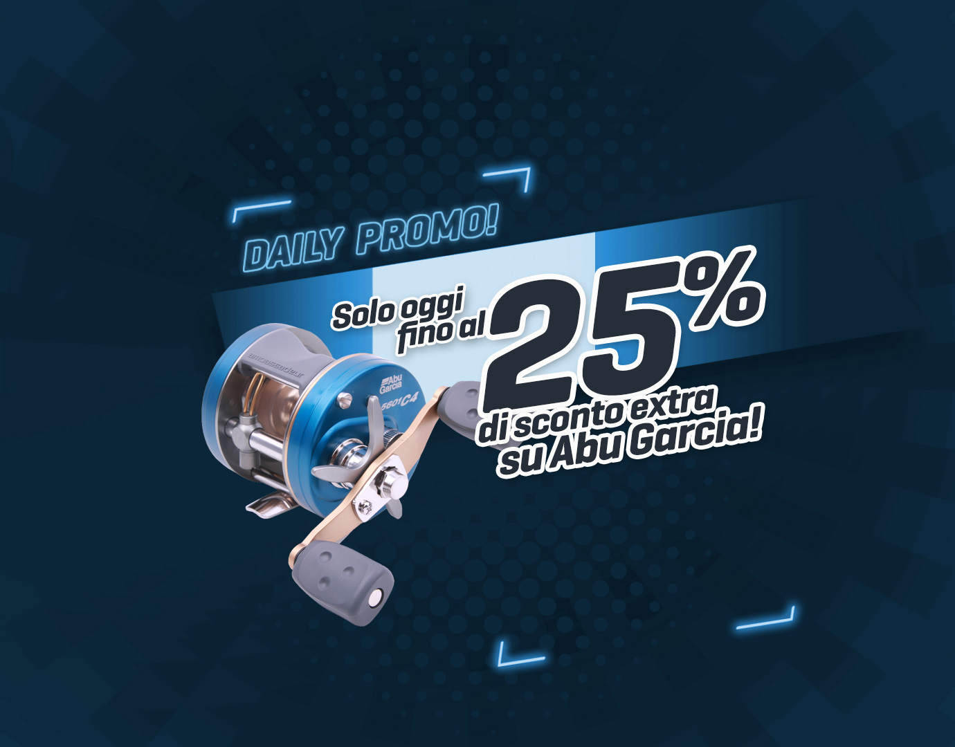 Subbanner: Tot 25% Abu Garcia