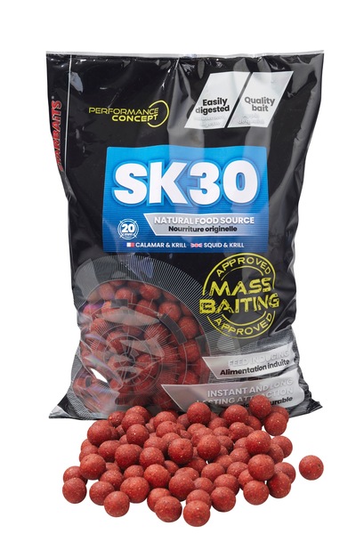 Starbaits PC SK30 Mass Baiting Boilies (3kg) - 20mm