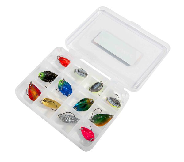 Fish4all Trout Spoon Box Mix 1.2g-2.5g (12pcs)