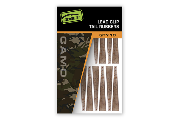 Fox Edges Lead Clip Tail Rubbers (10 Stuks)