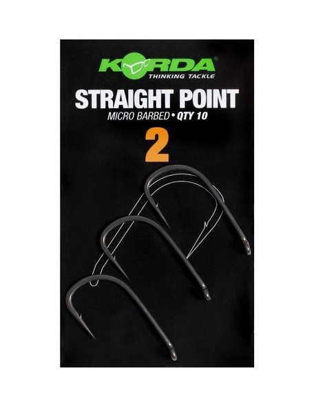 Haczyki Karpiowe Korda Straight Point Barbed (10 Sztuk)