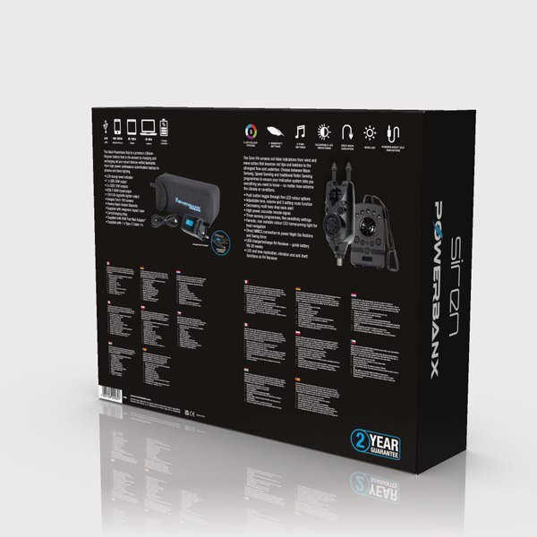 Nash Siren R4 Alarm Bissanzeigerset  (3+1) + Powerbanx 80K Bundle 