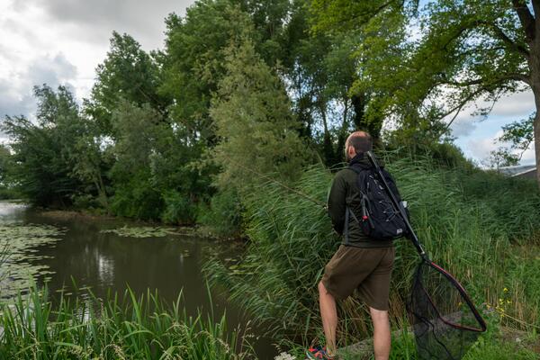 Ultimate Streetfishing Landingsnet + Telescopische Steel 4.00m