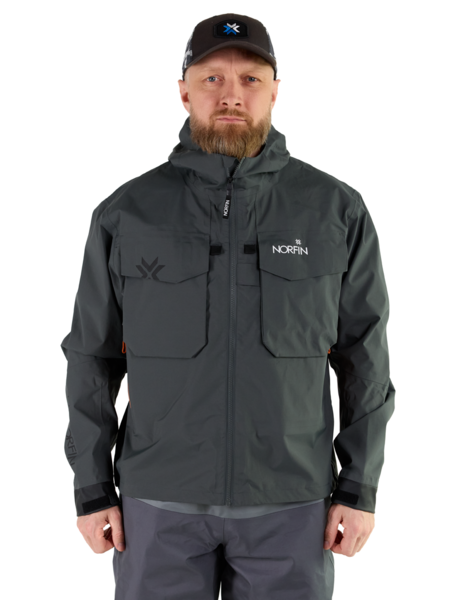 Norfin Pilot Gray Wading Jacket Regenjas