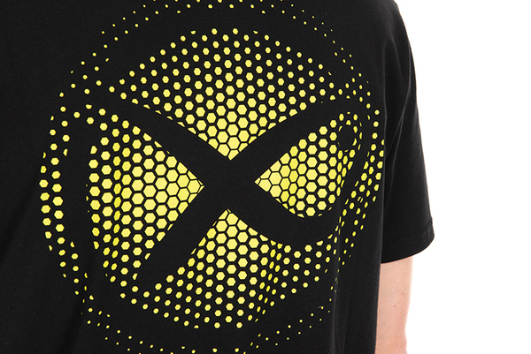 Matrix Large Fade Logo T-Shirt Black/Lime
