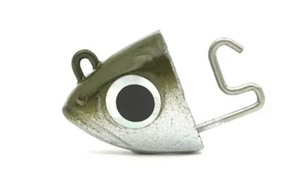 Têtes plombées kaki Black Minnow Fiiish (2 pièces)
