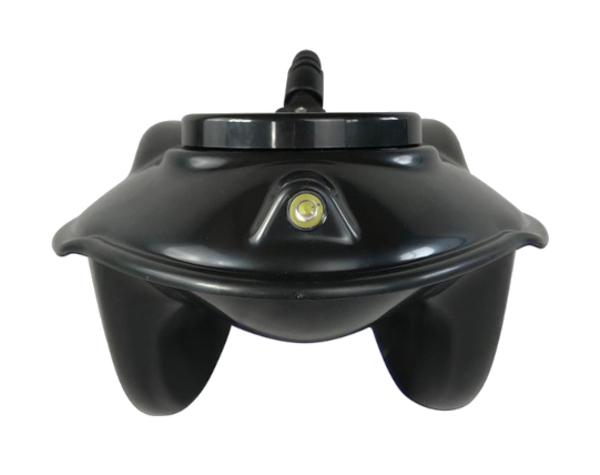 Boatman Actor Basic Voerboot V6 Zwart met Kompas & Achterklep