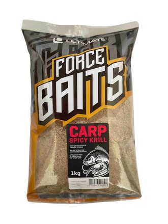 Ultimate Force Baits Lokvoer Carp Spicy Krill (1kg)