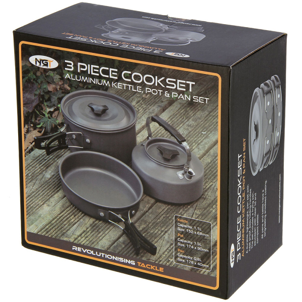 Zestaw czajnika i patelni z aluminium od NGT