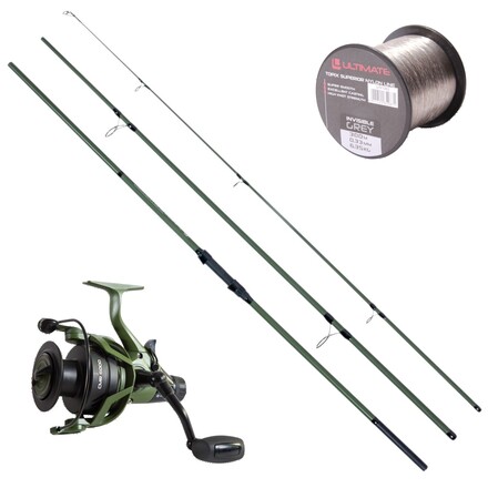 Canna da Carpa Ultimate Adventure Carp II Green CMR Combo 12ft Kit